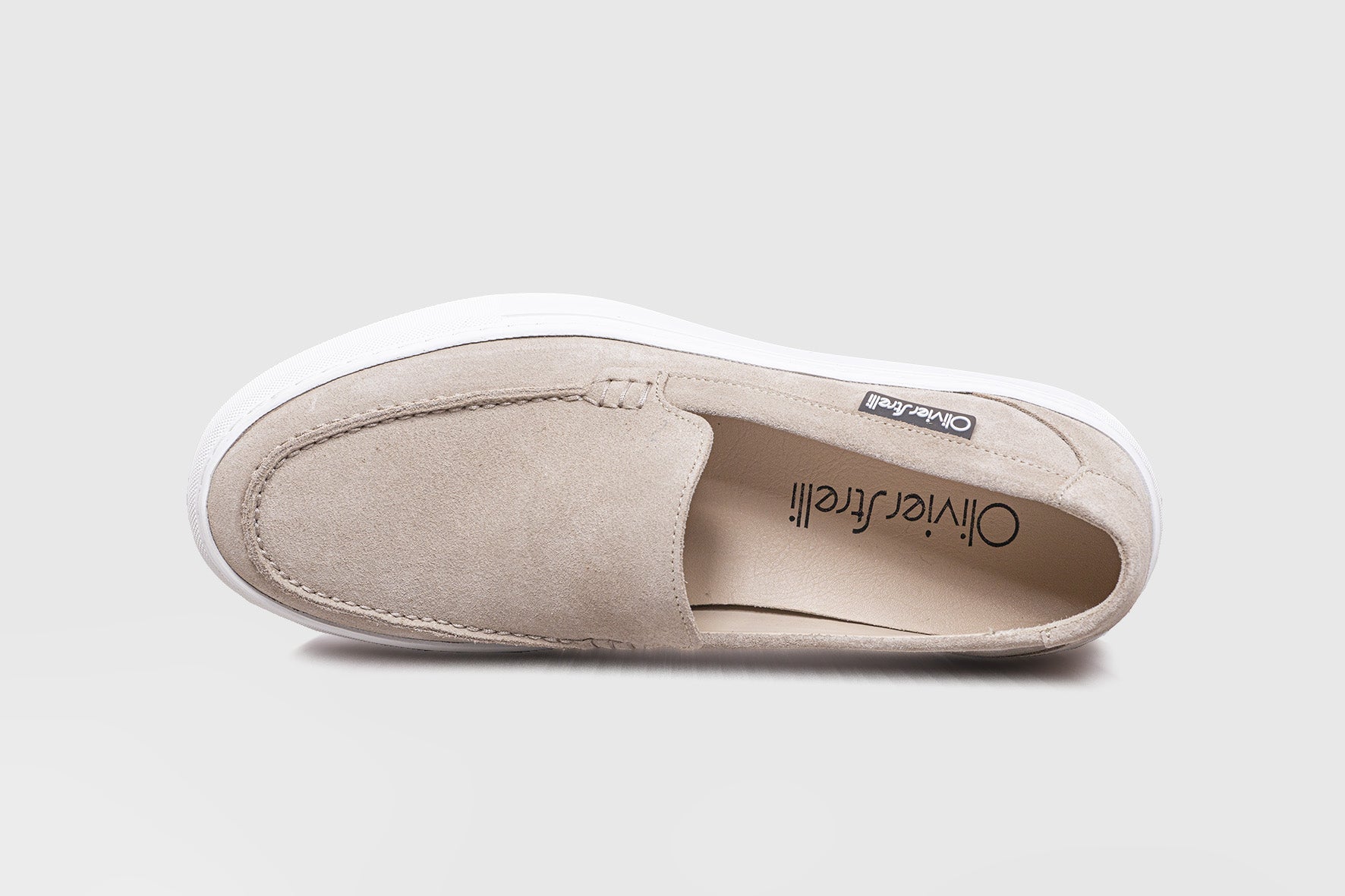 Olivier Strelli Hommes Mocassins Beige Chaussures Olivier Strelli