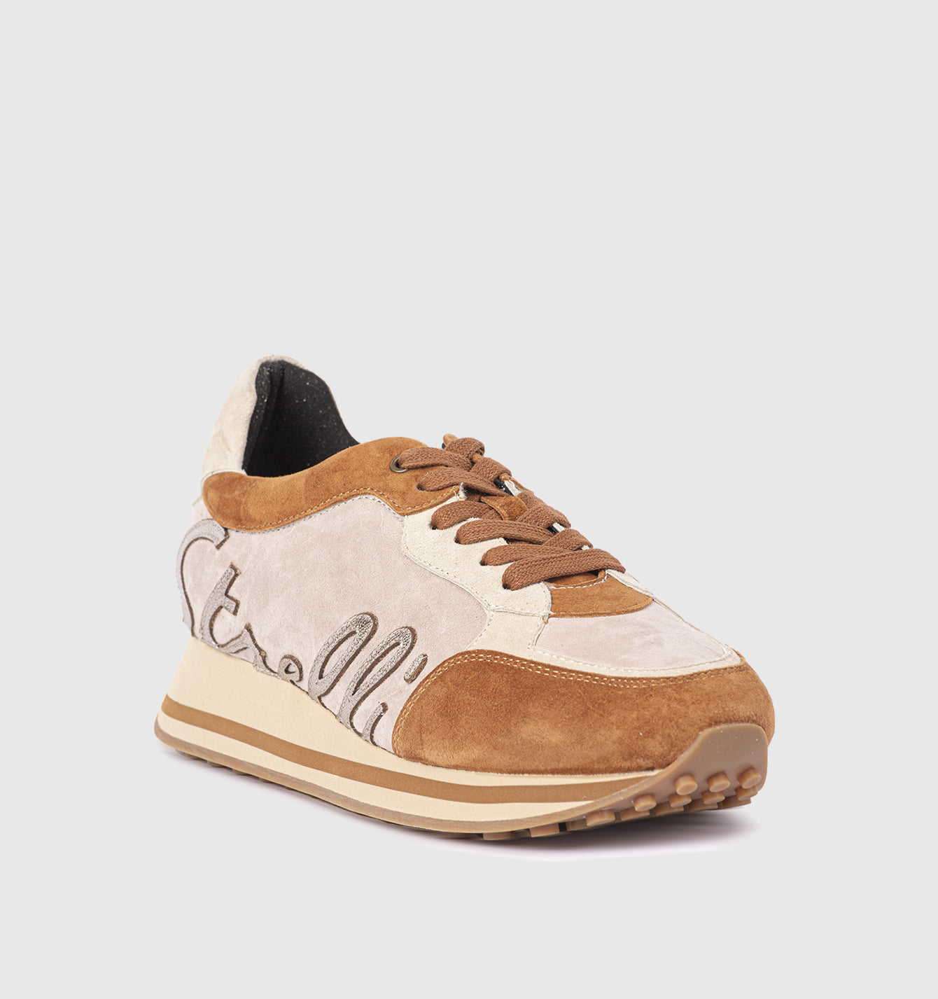 Olivier Strelli Vrouwen Beige Sneakers Olivier Strelli Schoenen