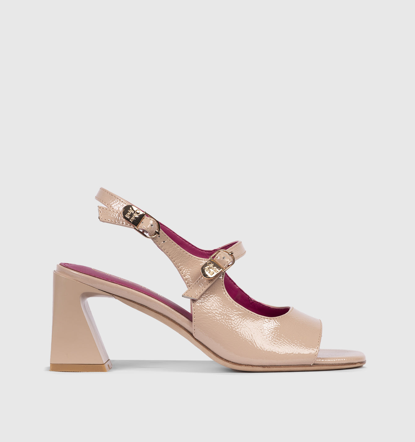 Women beige heels 25S31-02