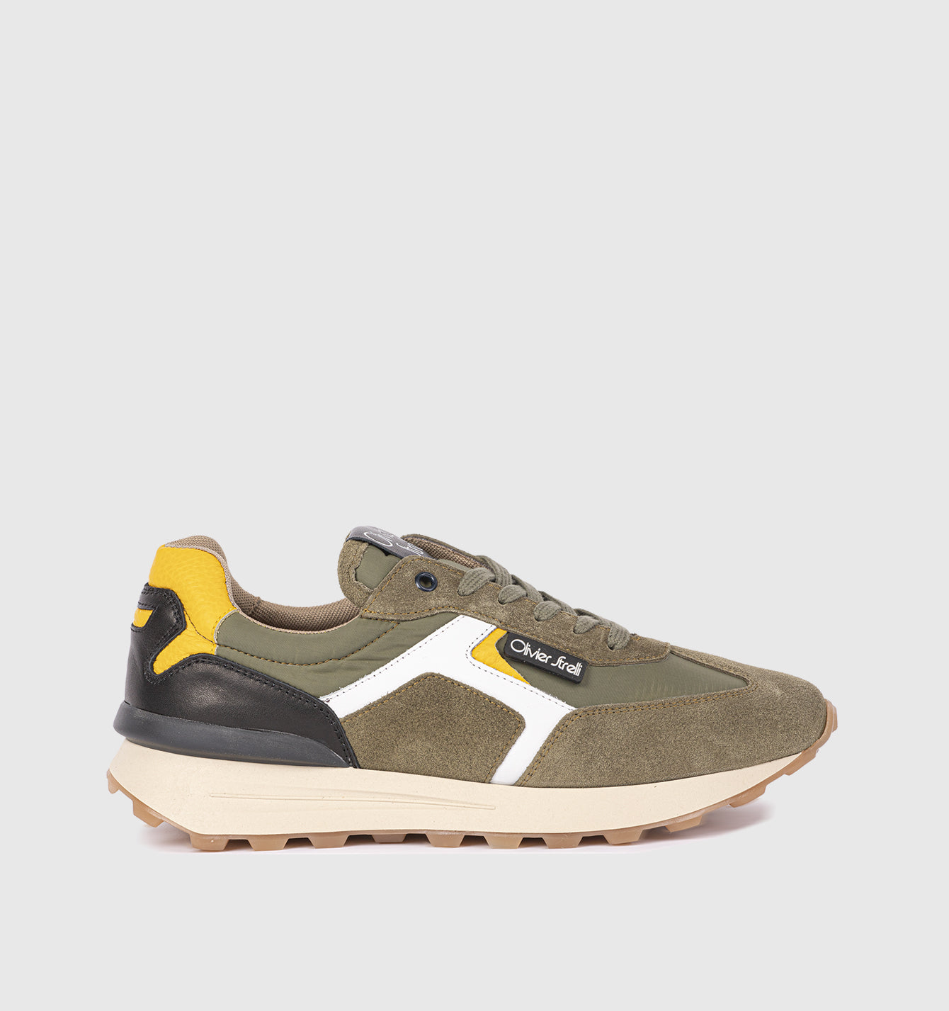 Men kaki Sneakers 24WH40-03