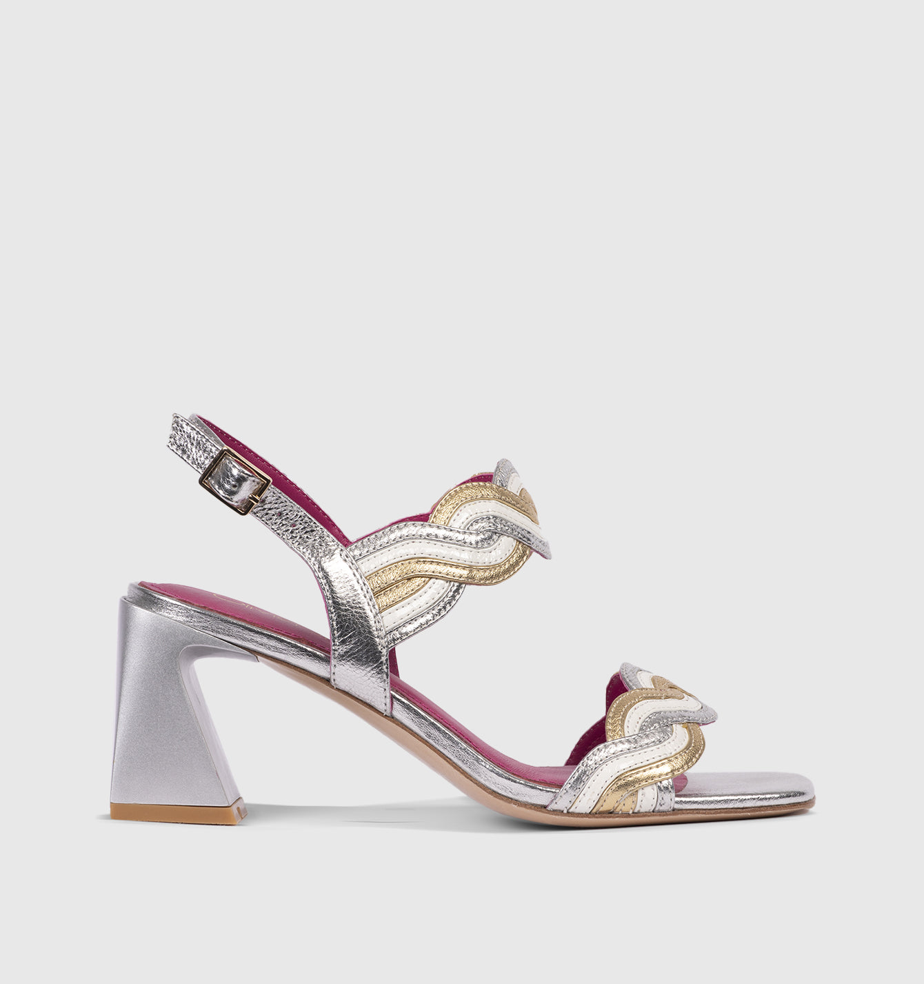 Women argent heels 25S32-03